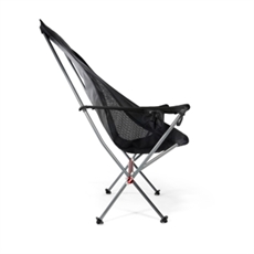  BasicNature Sammenleggbar stol Ultralett 'Relax' med høy rygg og koppholder