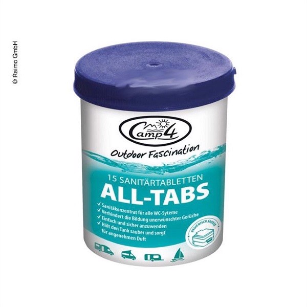 CAMP4 All-tabs til toilettanken