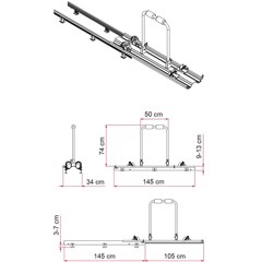 FIAMMA Carry Bike Slide Pro